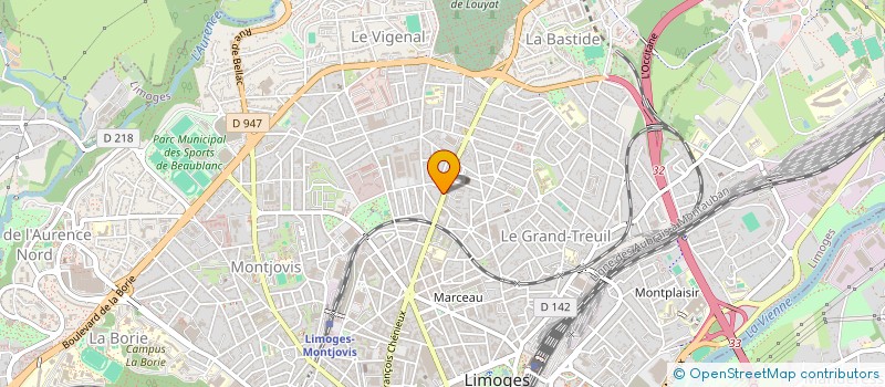 localisation de l'entreprise MONSIEUR ANTONIO SEICA à LIMOGES