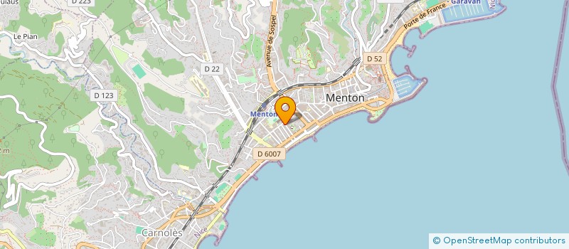 localisation de l'entreprise MONSIEUR ANTONIO SEVA à MENTON