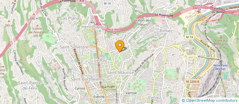 localisation de l'entreprise MONSIEUR ANTONIO SGRO à NICE