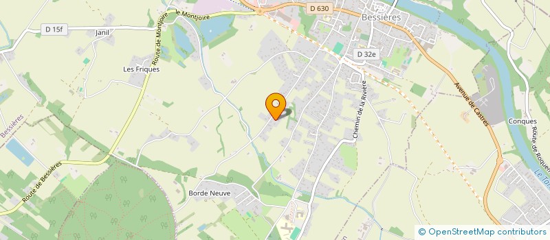 localisation de l'entreprise MONSIEUR ANTONIO SILVA DINIS  BESSIERES