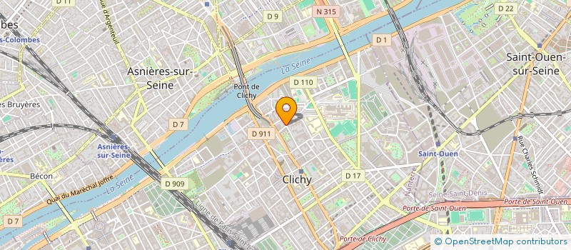localisation de l'entreprise MONSIEUR ANTONIO SOARES à CLICHY