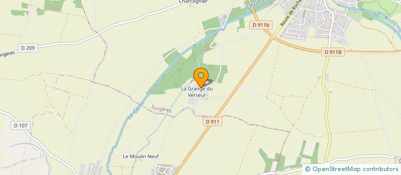 localisation de l'entreprise MONSIEUR ANTONIO SOARES DA SILVA  SURGERES