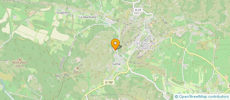 localisation de l'entreprise MONSIEUR ANTONIO TALENS  LES BAUX-DE-PROVENCE