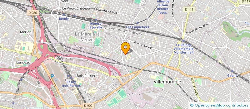 localisation de l'entreprise MONSIEUR ANTONIO TAVARES à VILLEMOMBLE