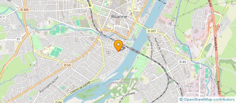 localisation de l'entreprise MONSIEUR ANTONIO TAVARES à ROANNE