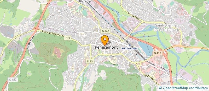 localisation de l'entreprise MONSIEUR ANTONIO TAVARES à REMIREMONT