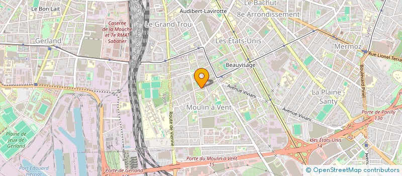 localisation de l'entreprise MONSIEUR ANTONIO TEIXEIRA MARTINS  VENISSIEUX