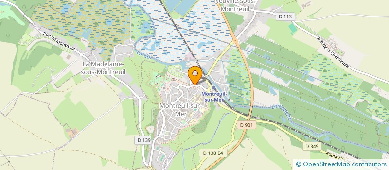 localisation de l'entreprise MONSIEUR ANTONIO TEIXEIRA PINTO  MONTREUIL-SUR-MER