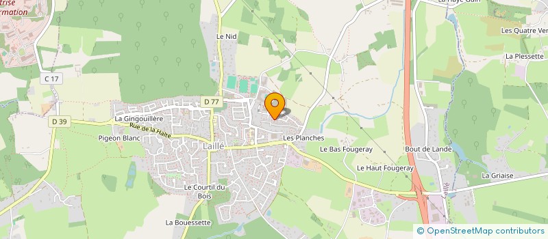 localisation de l'entreprise MONSIEUR ANTONIO TOME RIBEIRO  LAILLE