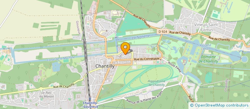 localisation de l'entreprise MONSIEUR ANTONIO TRUEBA  CHANTILLY