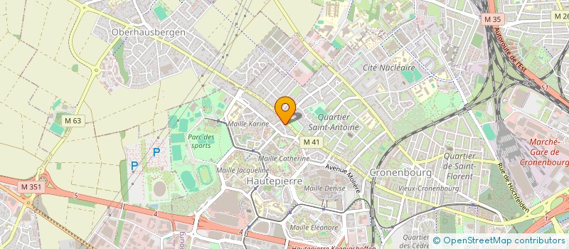 localisation de l'entreprise MONSIEUR ANTONIO VALENTE à STRASBOURG