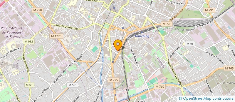 localisation de l'entreprise MONSIEUR ANTONIO VALENZIANO  TOURCOING