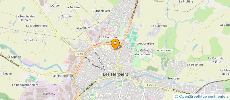 localisation de l'entreprise MONSIEUR ANTONIO VAZ à LES HERBIERS