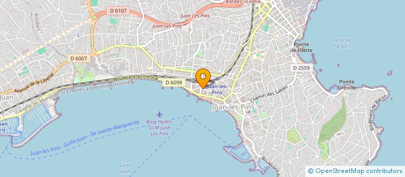 localisation de l'entreprise MONSIEUR ANTONIO VAZ DA VEIGA à ANTIBES
