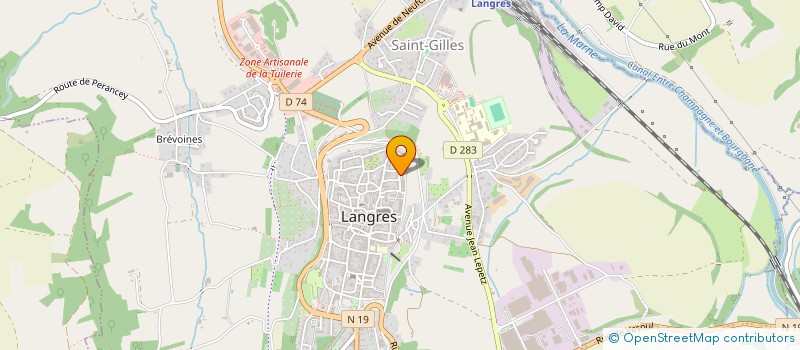 localisation de l'entreprise MONSIEUR ANTONIO VIDAL-RODES à LANGRES