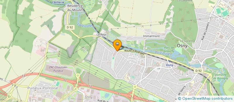 localisation de l'entreprise MONSIEUR ANTONIO VIDEIRA à OSNY