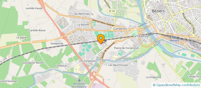 localisation de l'entreprise MONSIEUR ANTONIO VIDEIRA MARTINS  BEZIERS