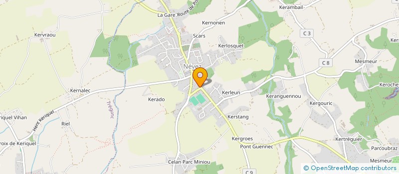 localisation de l'entreprise MONSIEUR ANTONIO VIEIRA à NEVEZ