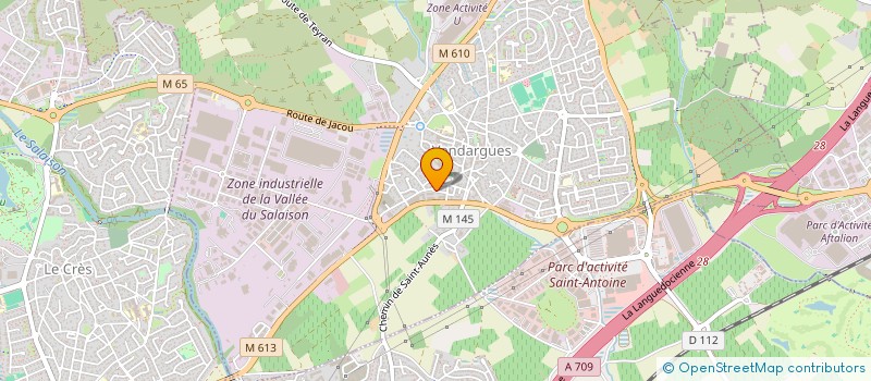 localisation de l'entreprise MONSIEUR ANTONIO VIEIRA PEREIRA à VENDARGUES