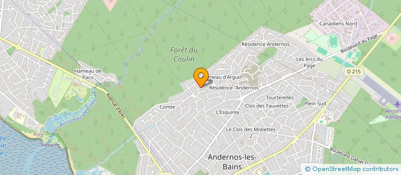 localisation de l'entreprise MONSIEUR ANTONIO VILLARES  ANDERNOS-LES-BAINS