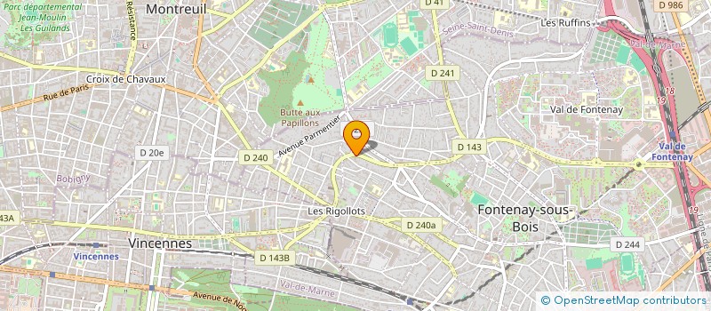 localisation de l'entreprise MONSIEUR ANTONIO ZACCARDI à FONTENAY-SOUS-BOIS