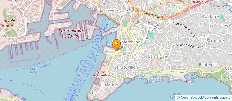 localisation de l'entreprise MONSIEUR ANTONIUS CRACIUN  TOULON