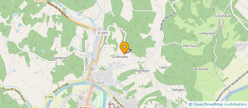 localisation de l'entreprise MONSIEUR ANTONIUS ROELOFS  LE BUGUE