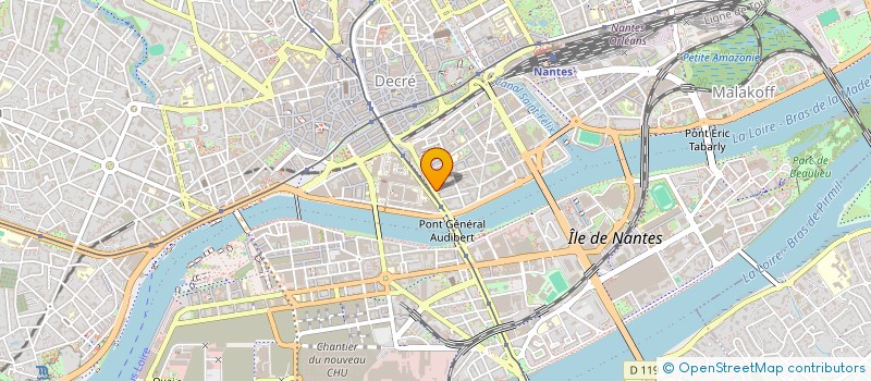 localisation de l'entreprise MONSIEUR ANTONNY LE MEUR  NANTES