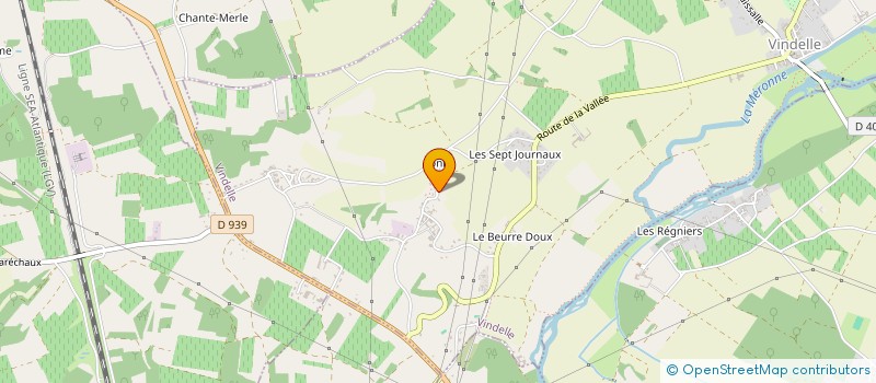 localisation de l'entreprise MONSIEUR ANTONY ARNAUDEAU  VINDELLE