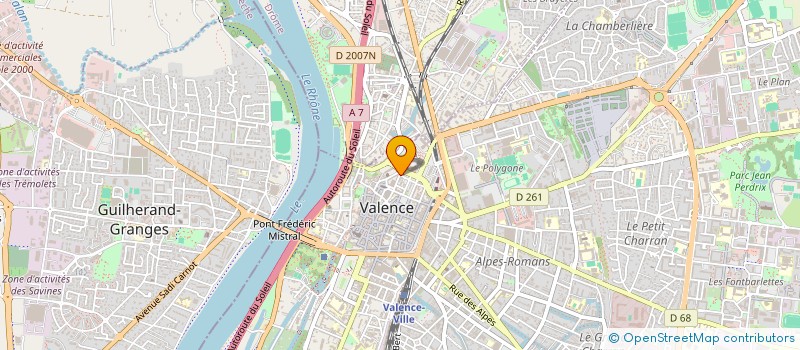 localisation de l'entreprise MONSIEUR ANTONY ASADOUR à VALENCE