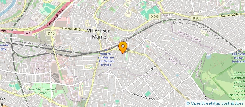 localisation de l'entreprise MONSIEUR ANTONY BACH  VILLIERS-SUR-MARNE