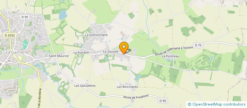 localisation de l'entreprise MONSIEUR ANTONY BARREAU à LA GARNACHE