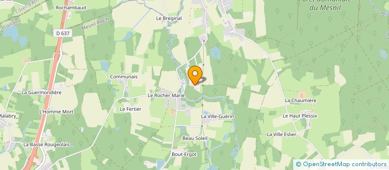 localisation de l'entreprise MONSIEUR ANTONY BAUGUIL  MESNIL-ROC'H