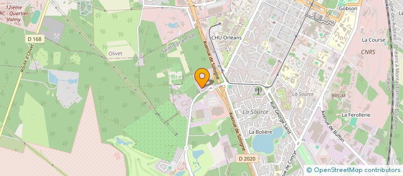 localisation de l'entreprise MONSIEUR ANTONY BEAURAIN  ORLEANS