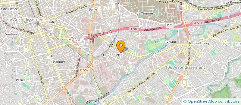 localisation de l'entreprise MONSIEUR ANTONY BELMON  MARSEILLE