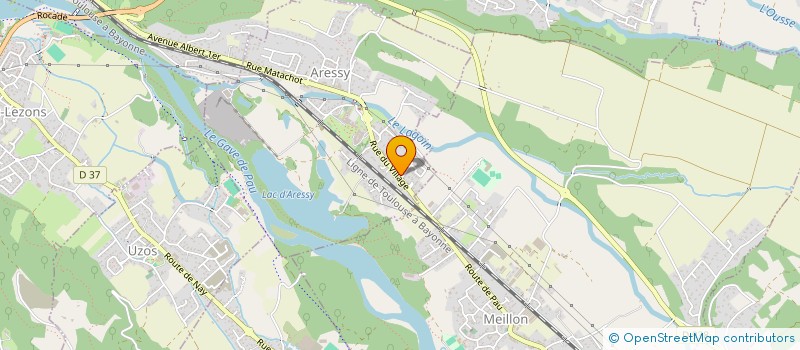 localisation de l'entreprise MONSIEUR ANTONY BERT  ARESSY