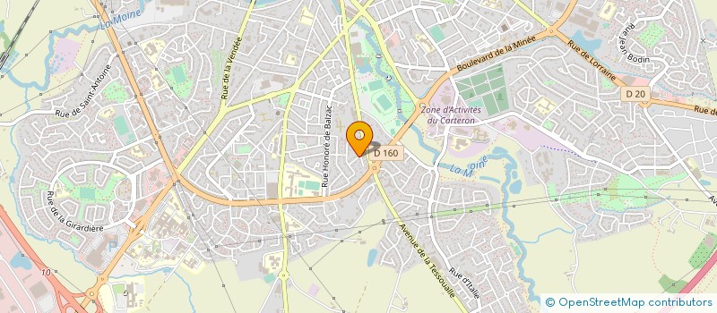 localisation de l'entreprise MONSIEUR ANTONY BERTIN à CHOLET