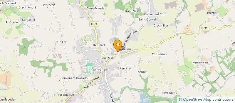 localisation de l'entreprise MONSIEUR ANTONY BIEZ  PENVENAN