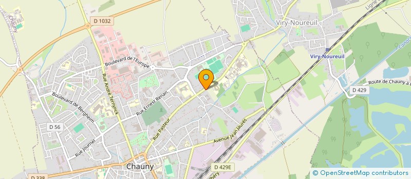 localisation de l'entreprise MONSIEUR ANTONY BLONDELLE  CHAUNY