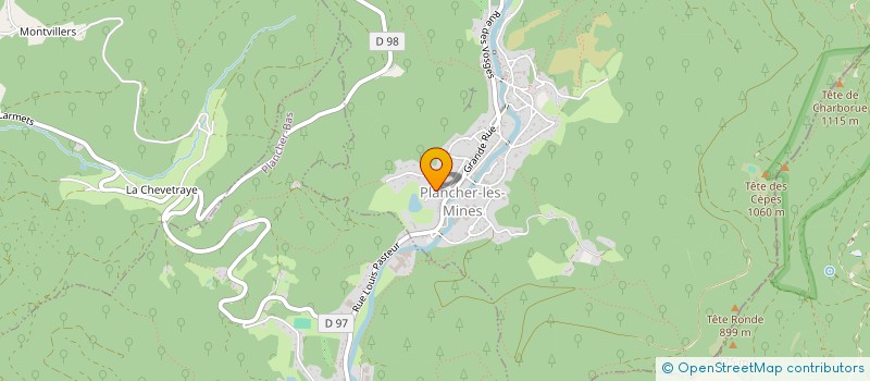 localisation de l'entreprise MONSIEUR ANTONY BONTENT  PLANCHER-LES-MINES