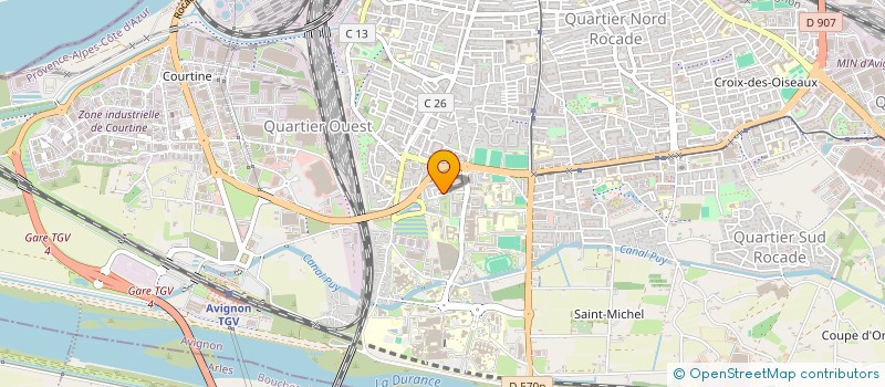 localisation de l'entreprise MONSIEUR ANTONY BONTOUX  AVIGNON