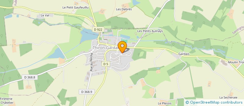 localisation de l'entreprise MONSIEUR ANTONY BRAJETTE à THIRON-GARDAIS