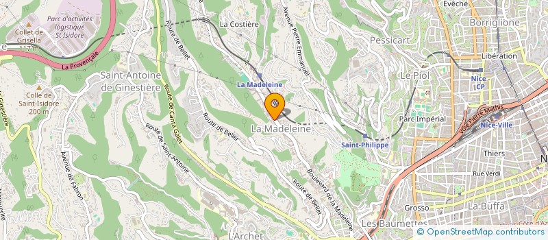 localisation de l'entreprise MONSIEUR ANTONY BRUYERE à NICE
