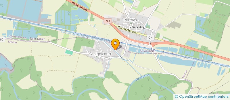 localisation de l'entreprise MONSIEUR ANTONY BUREL à SAPIGNICOURT