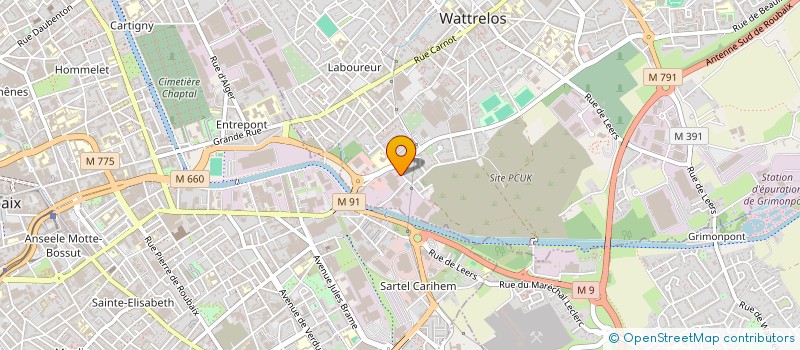 localisation de l'entreprise MONSIEUR ANTONY CABESTING à WATTRELOS