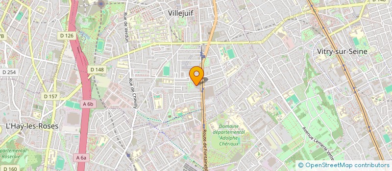 localisation de l'entreprise MONSIEUR ANTONY CANUT à VILLEJUIF