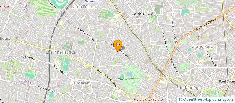 localisation de l'entreprise MONSIEUR ANTONY CASTRO  BORDEAUX