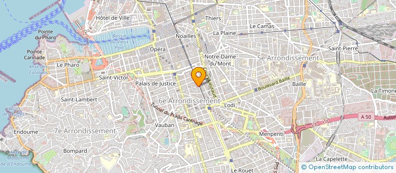 localisation de l'entreprise MONSIEUR ANTONY CHABRIERES à MARSEILLE