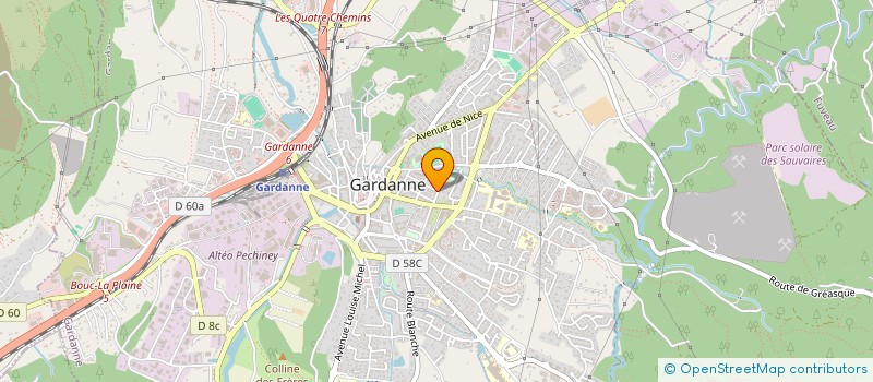 localisation de l'entreprise MONSIEUR ANTONY CHAMAK à GARDANNE