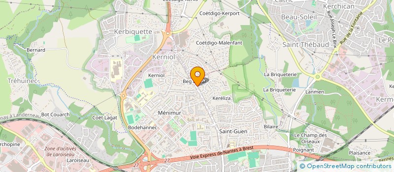 localisation de l'entreprise MONSIEUR ANTONY COCHET à VANNES